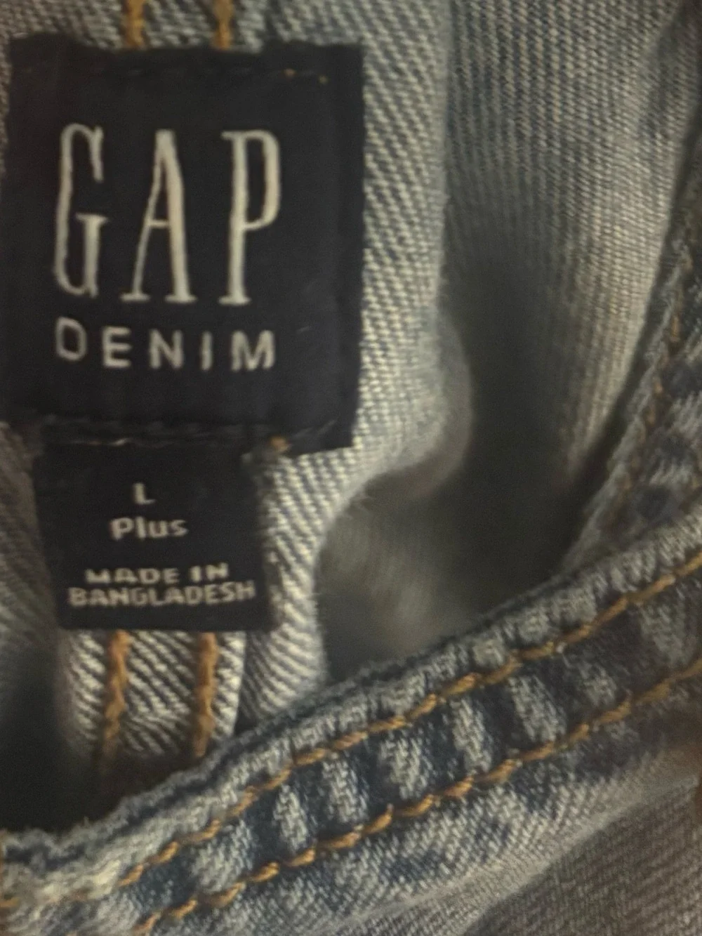 Girls’ GAP Light Blue Denim Button-Front Overall Dress